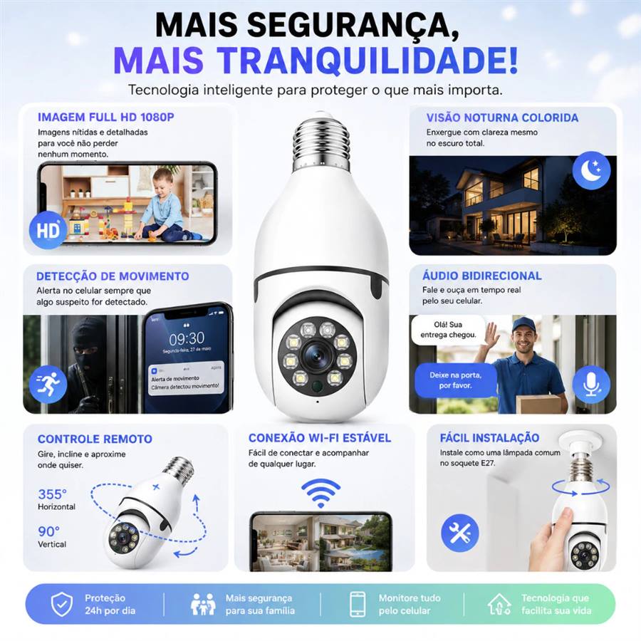 Mais segurança, mais tranquilidade